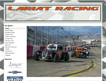 Tablet Screenshot of lariatracing.com